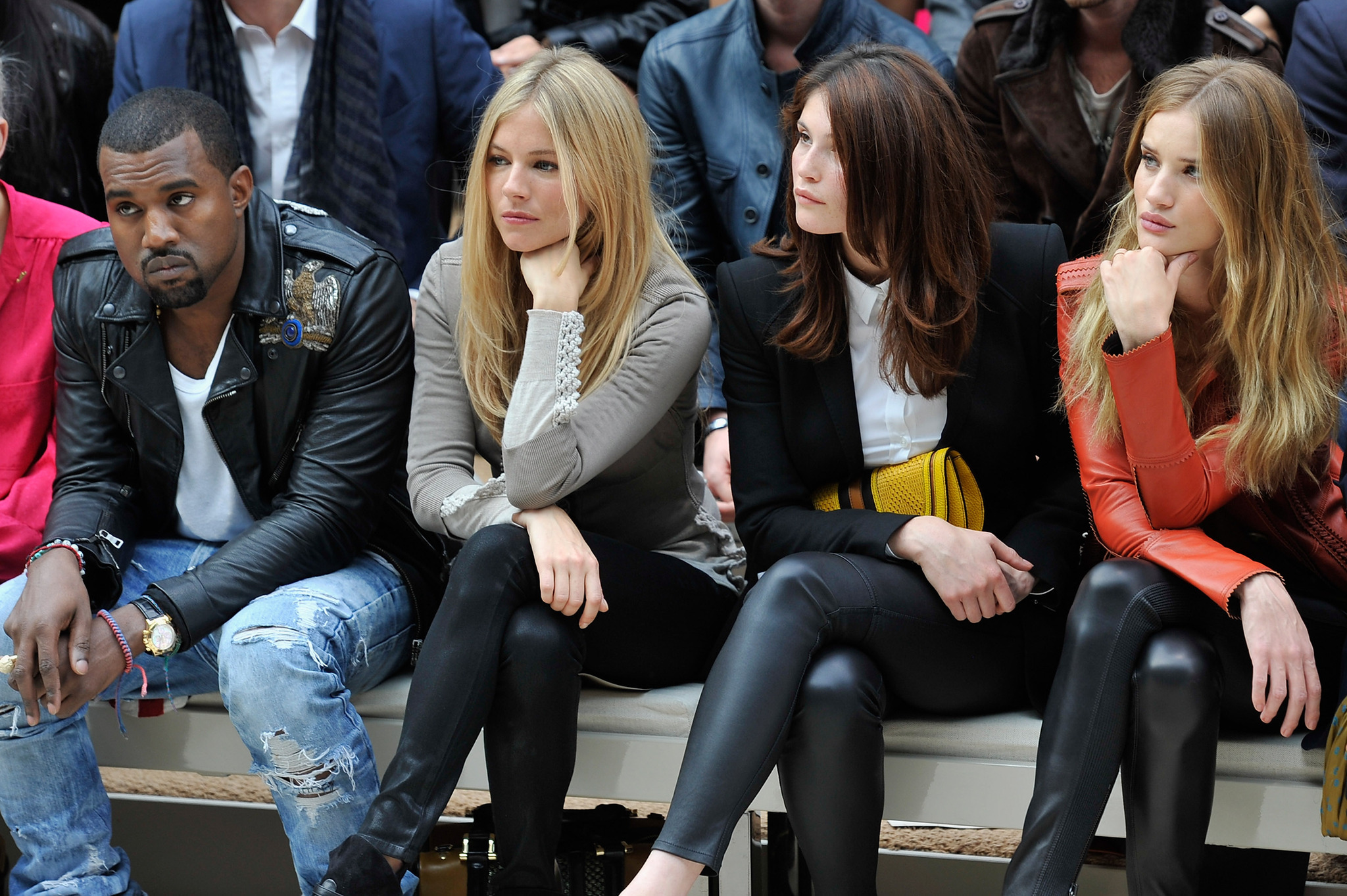 Sienna Miller, Kanye West, Rosie Huntington-Whiteley and Gemma Arterton