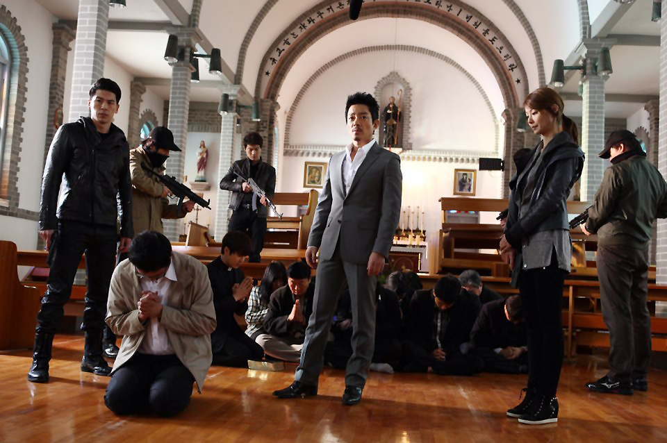 Still of Rich Ting and Beom Su Lee in Iris (2013)