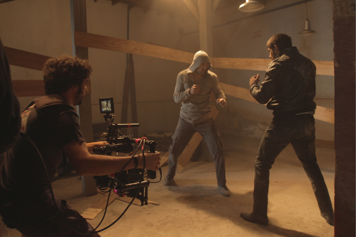 Redeemer behind the scenes Nicolas Ibieta, Marko Zaror, Boris Smirnow