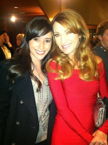 Victoria Cruz and Jane Seymour at the Freeloaders premiere.