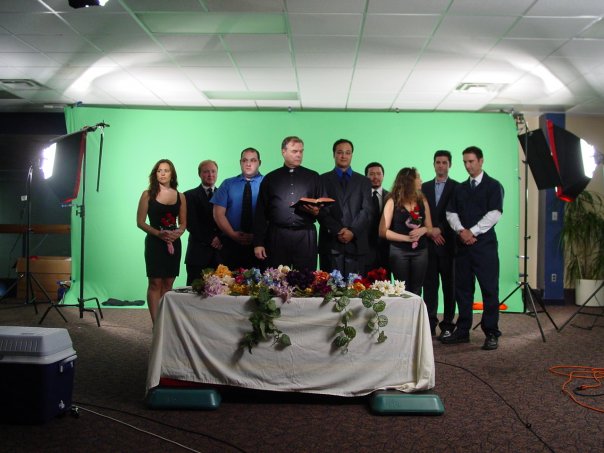 Oct. 17, 2006 - the Priest; filming a green screen scene for Bazookas: The Movie