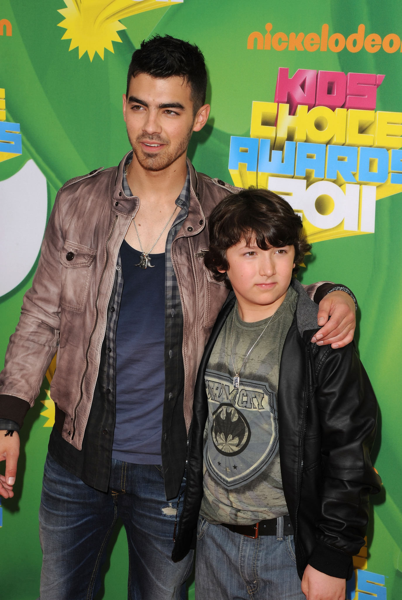 Joe Jonas and Frankie Jonas
