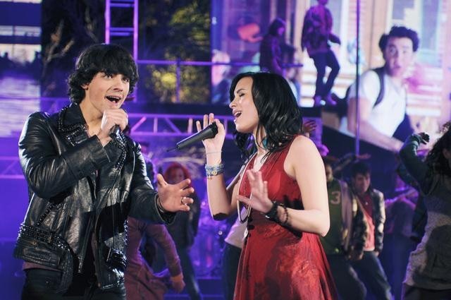 Still of Demi Lovato and Joe Jonas in Camp Rock 2: The Final Jam (2010)
