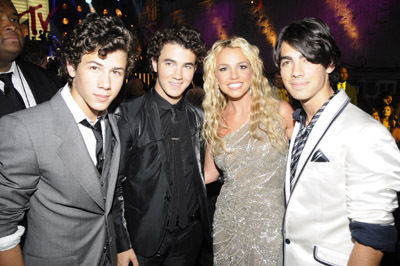 Britney Spears, Kevin Jonas, Joe Jonas and Nick Jonas