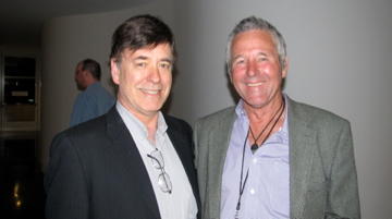 Left to right: Steve Dakota with Timothy Bottoms, screening, The Last Picture Show (1971) 40th anniversary, Crocker Art Museum, Sacramento, Calif., 2011.