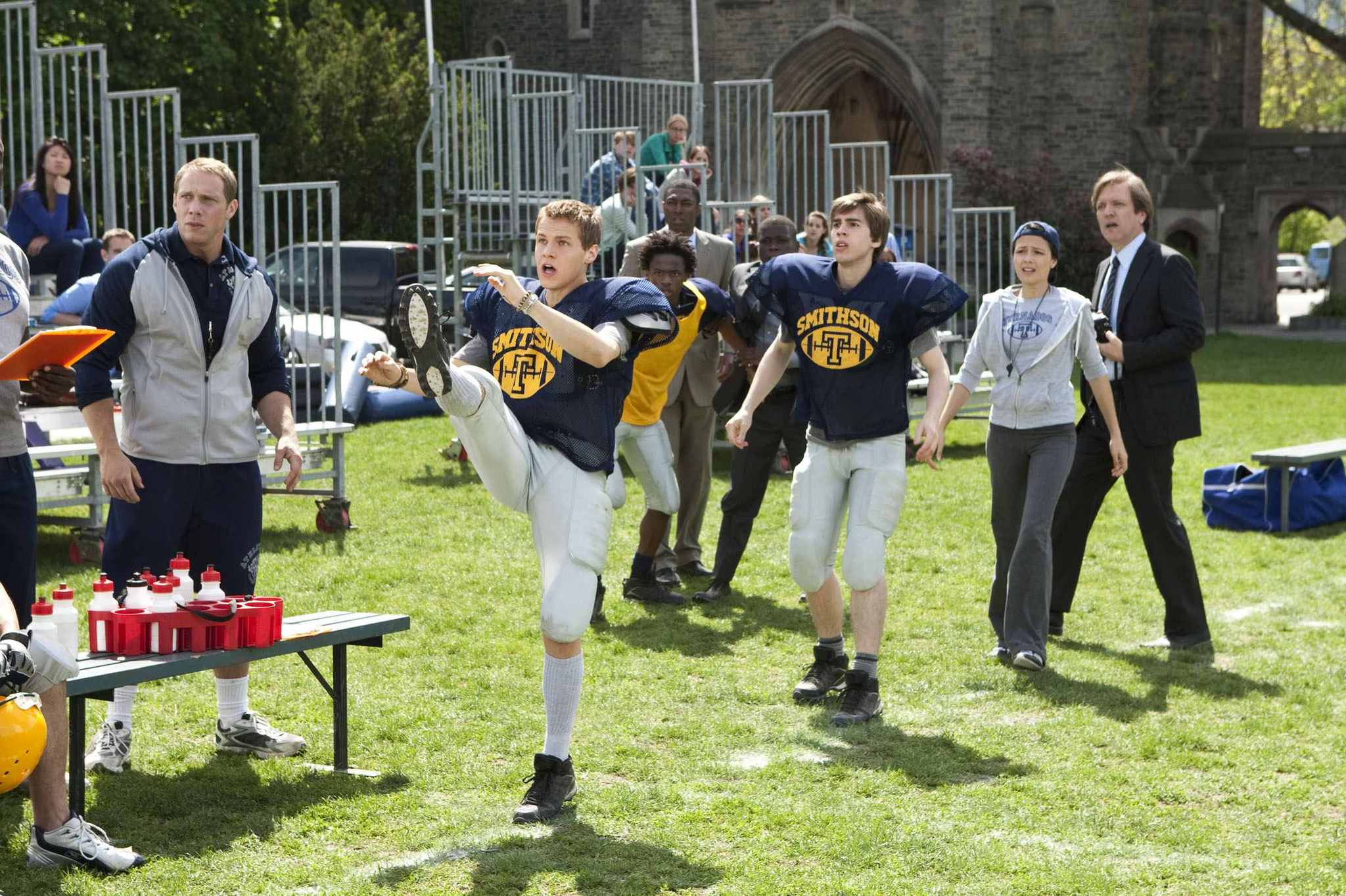 Still of Martin Donovan, Kevin G. Schmidt, Italia Ricci and Jordan Gavaris in Unnatural History (2010)