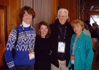 Sandy Hertz, Sally Osberg, Kenneth Brecher and Pat Mitchell