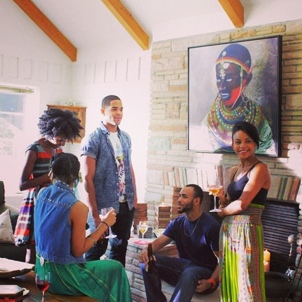 On Set of 'Say Yes' by Ava DuVernay with Dijon Talton, Aasha Davis, and Troy Curvey