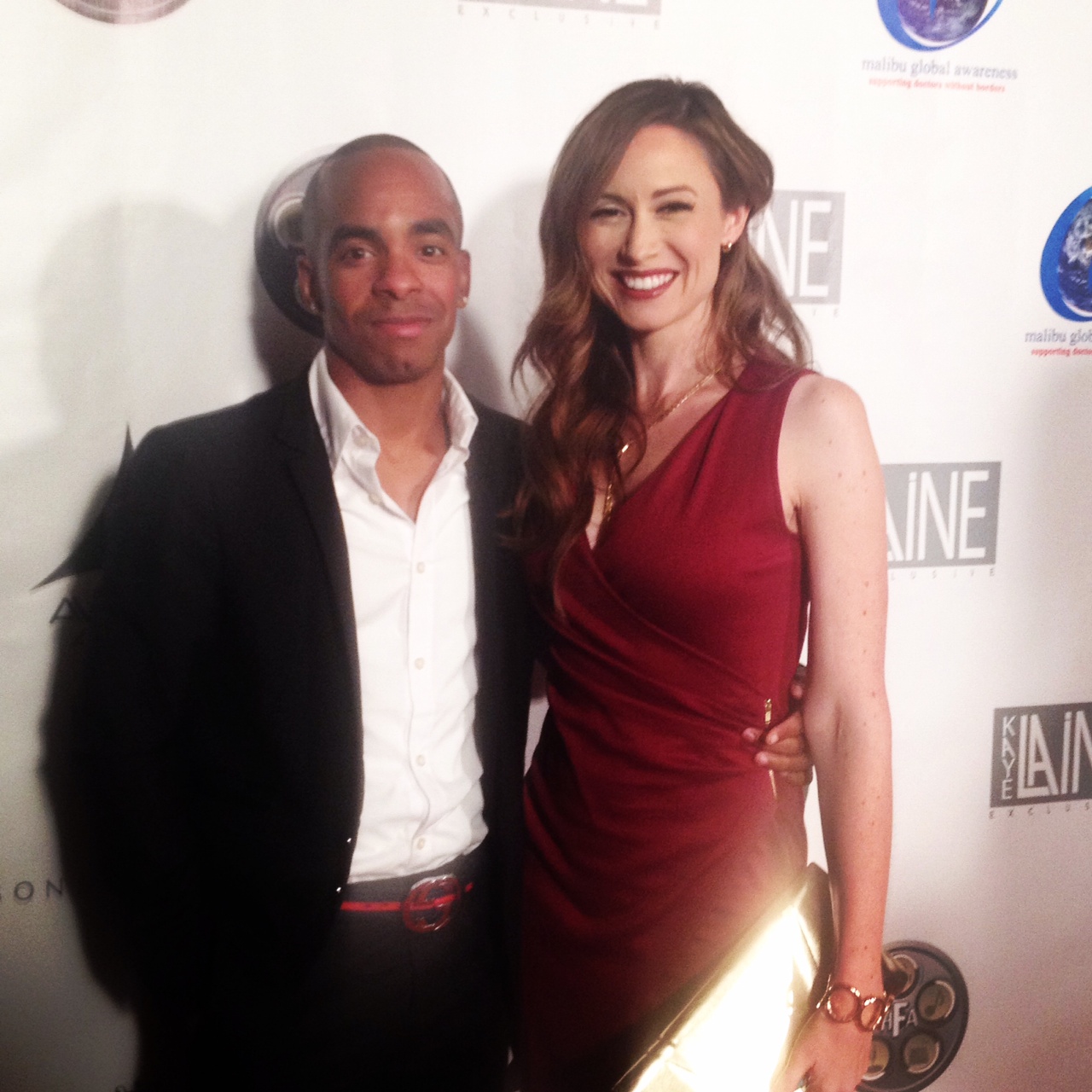 philip Adkins at the 2014 Los angeles Music awards red carpet.