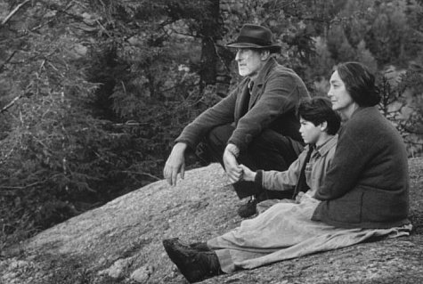 Still of James Cromwell, Tantoo Cardinal and Joseph Ashton in The Education of Little Tree (1997)