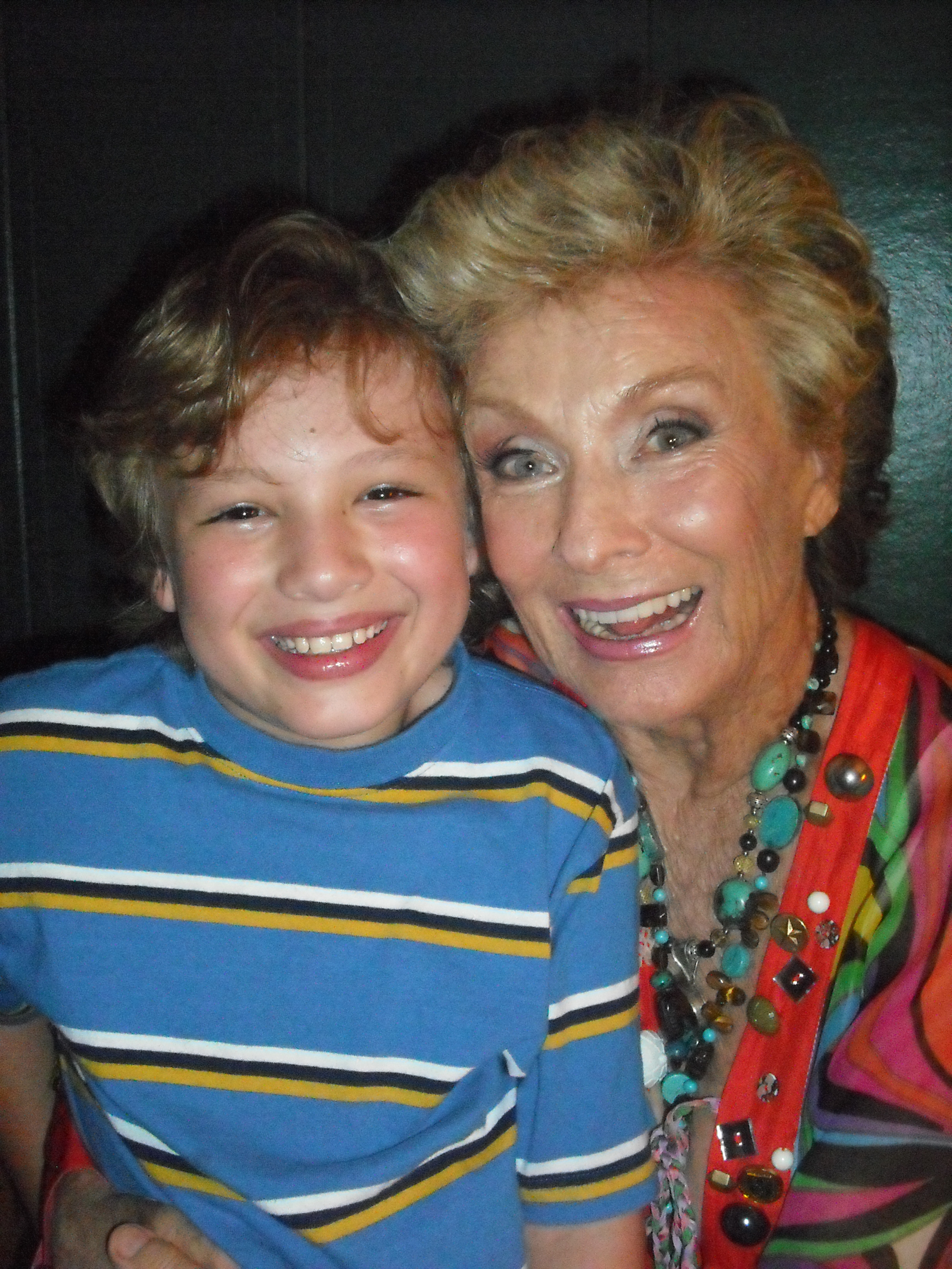 Max with Miss Cloris Leachman on the 