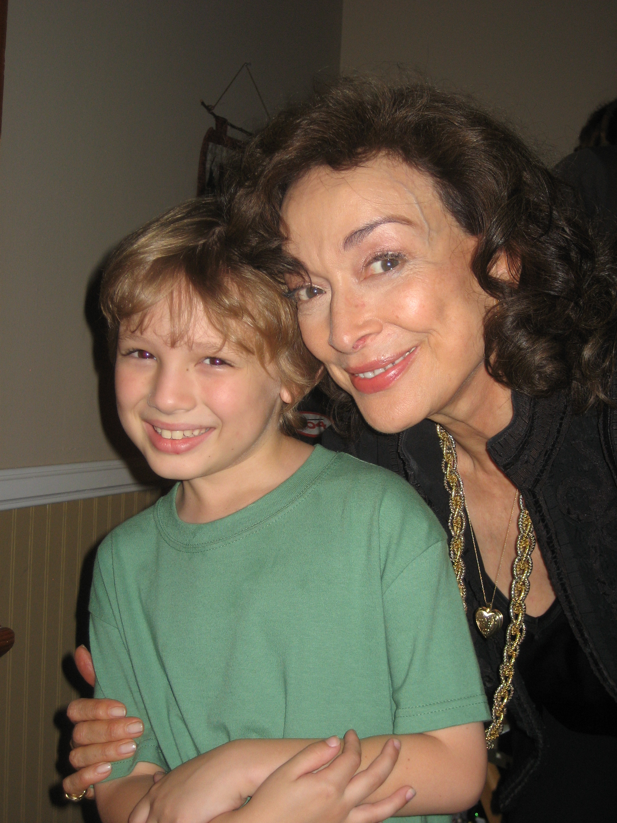 Max with Miss Dixie Carter