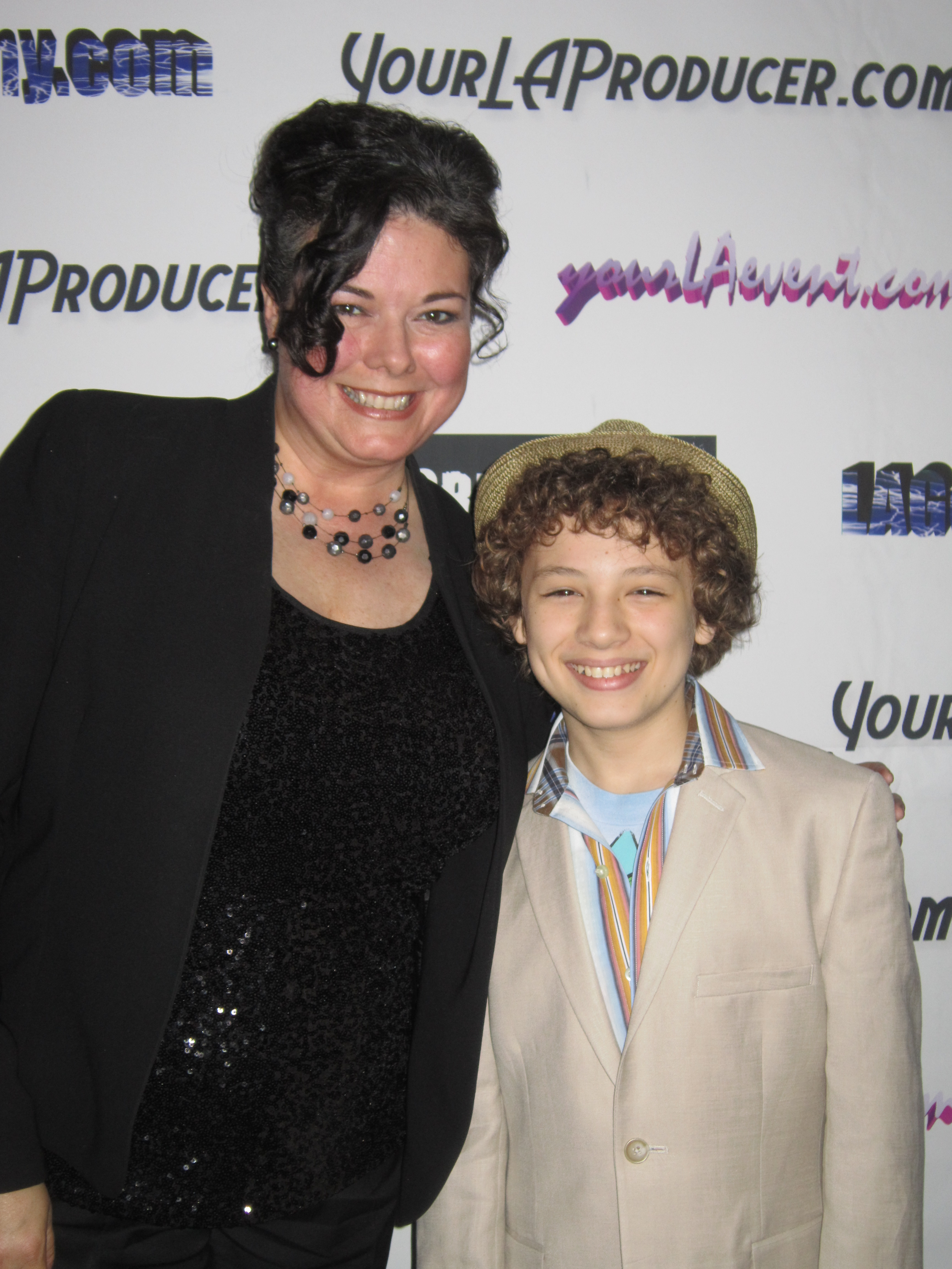Maxim with Manager Julie Abrams, of DreamScope Entertainment
