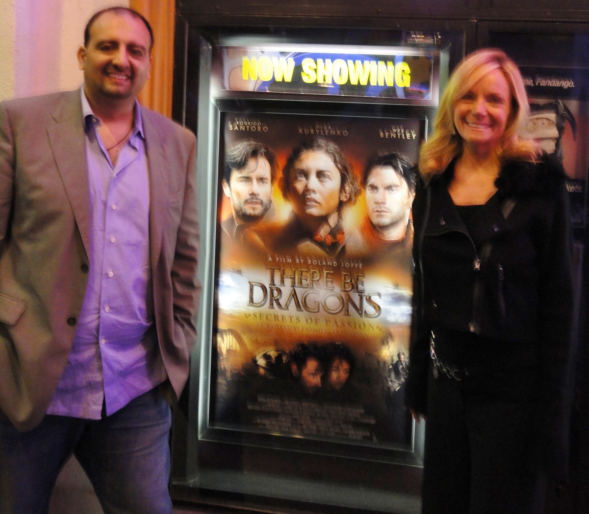 Katianna Nightingale - Executive Producer James Ordonez - President Tayrona Films Screening There Be Dragons