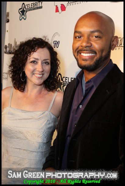 Diana with fellow actor Jason Kelley at MTV Awards After Party Red Carpet