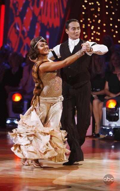 Still of Mark Dacascos and Lacey Schwimmer in Dancing with the Stars (2005)