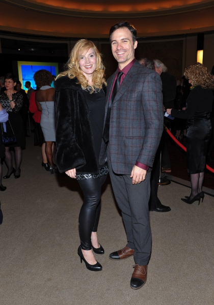 Nicole St. Martin and Michael Bradley at the 2015 ACTRA Toronto Awards.