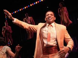 Actor Derrick Baskin in Broadway's MEMPHIS the Musical playing the character of Gator