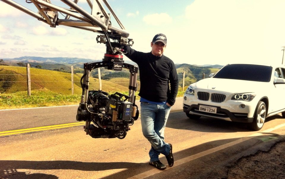 Shooting BMW TV advertising. 2014.