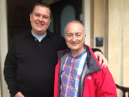 Andrew Blackall and Sir Tony Robinson. Great to have a chat about 'Hellfire'.