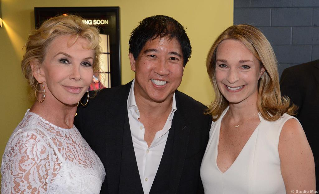 Trudie Styler-Stephen Mao-Celine Rattray at the New York premiere of Girl Most Likely.
