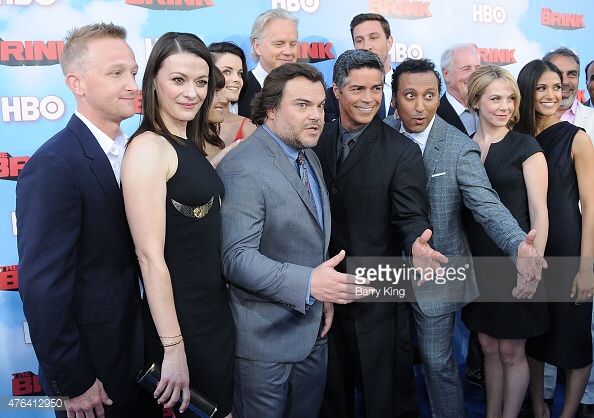 Cast of HBO's The Brink arrives at the Paramount Theater at Paramount Studios on June 8, 2015 in Hollywood, California.