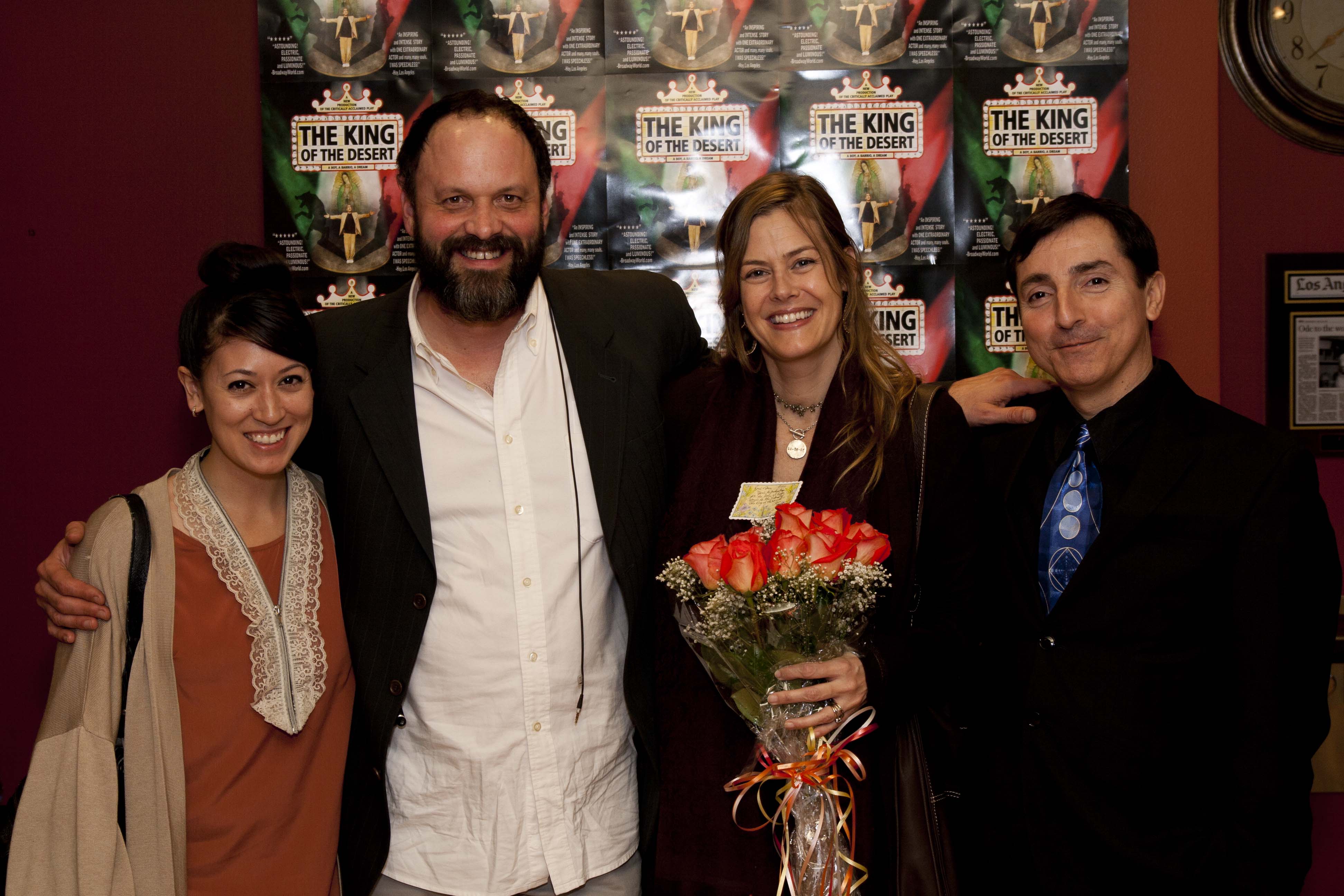 The King of the Desert Producers at Casa 0101: Heather Mendoza, David Llauger-Meiselman, Stacey Martino, Edward Padilla