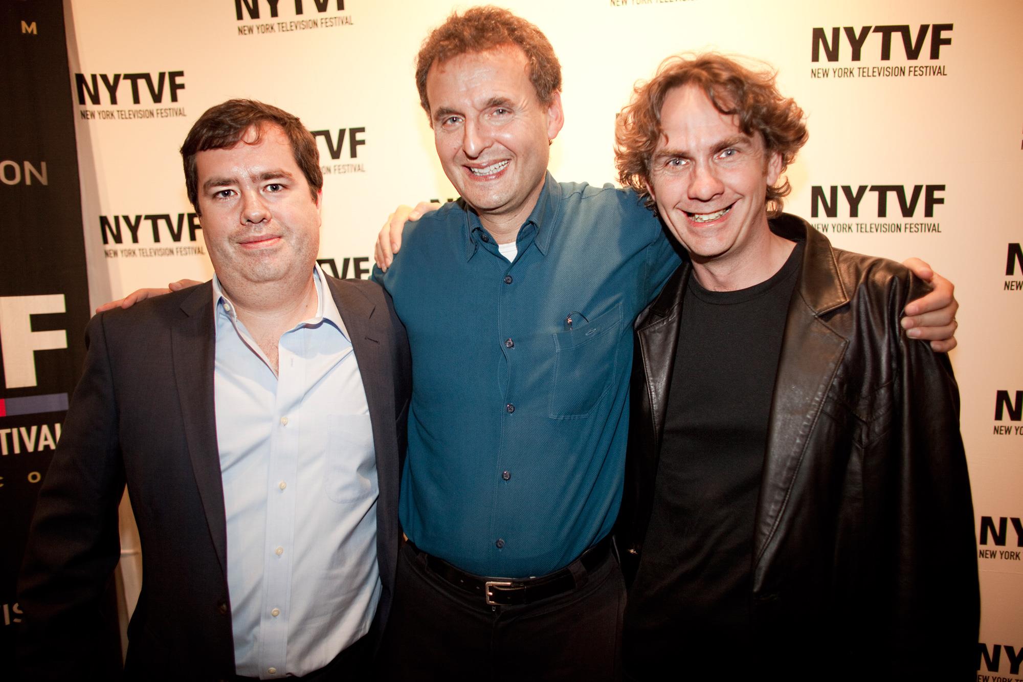 At NYTVF with festival director Terence Gray and mentor Phil Rosenthal.