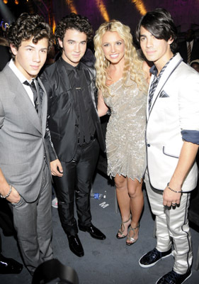 Britney Spears, Kevin Jonas, Joe Jonas and Nick Jonas