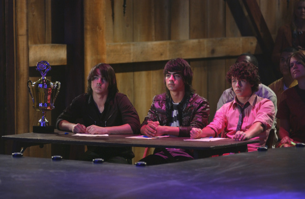 Still of The Jonas Brothers, Kevin Jonas, Joe Jonas and Nick Jonas in Camp Rock (2008)