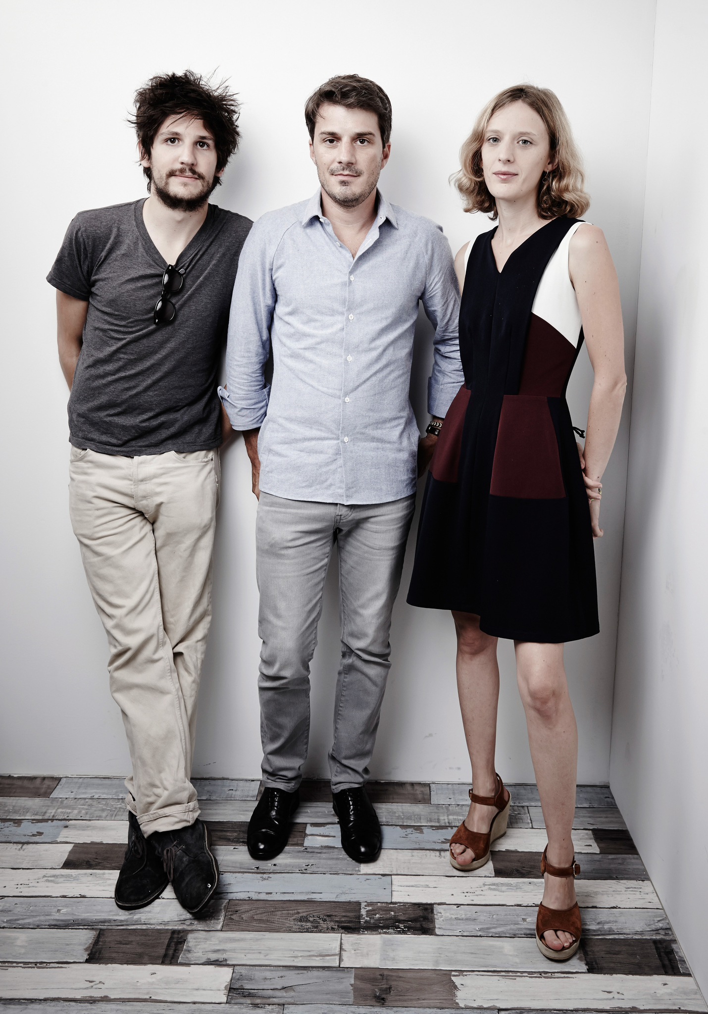 Mia Hansen-Løve, Sven Hansen-Løve and Félix de Givry at event of Eden (2014)