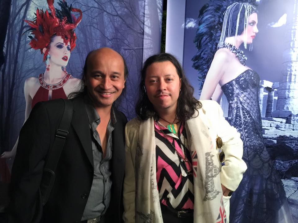 With Carlos Ramirez after Sue Wong's show.