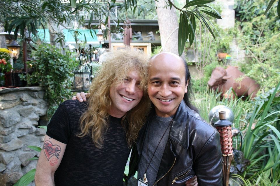 Steven Adler at the Wildlife Waystation