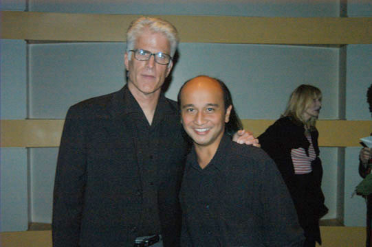 Ted Danson after photographing his performance of Love Letters at the Skirball.