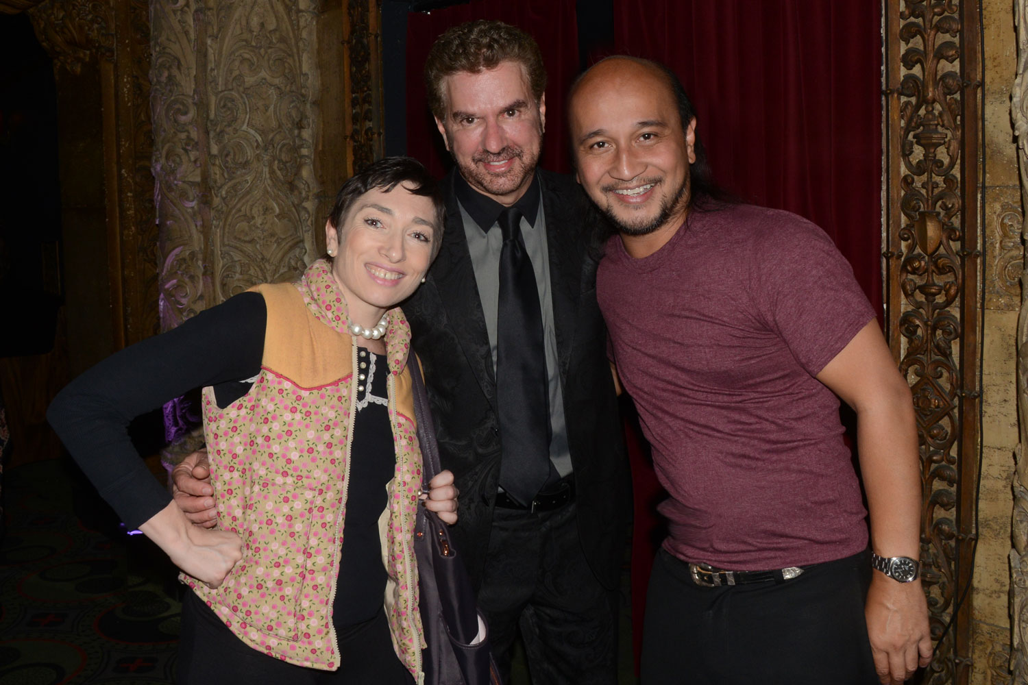 With Naomi Grossman and J. Randy Taraborrelli at the premiere of Lifetime's The Secret Life of Marilyn Monroe.