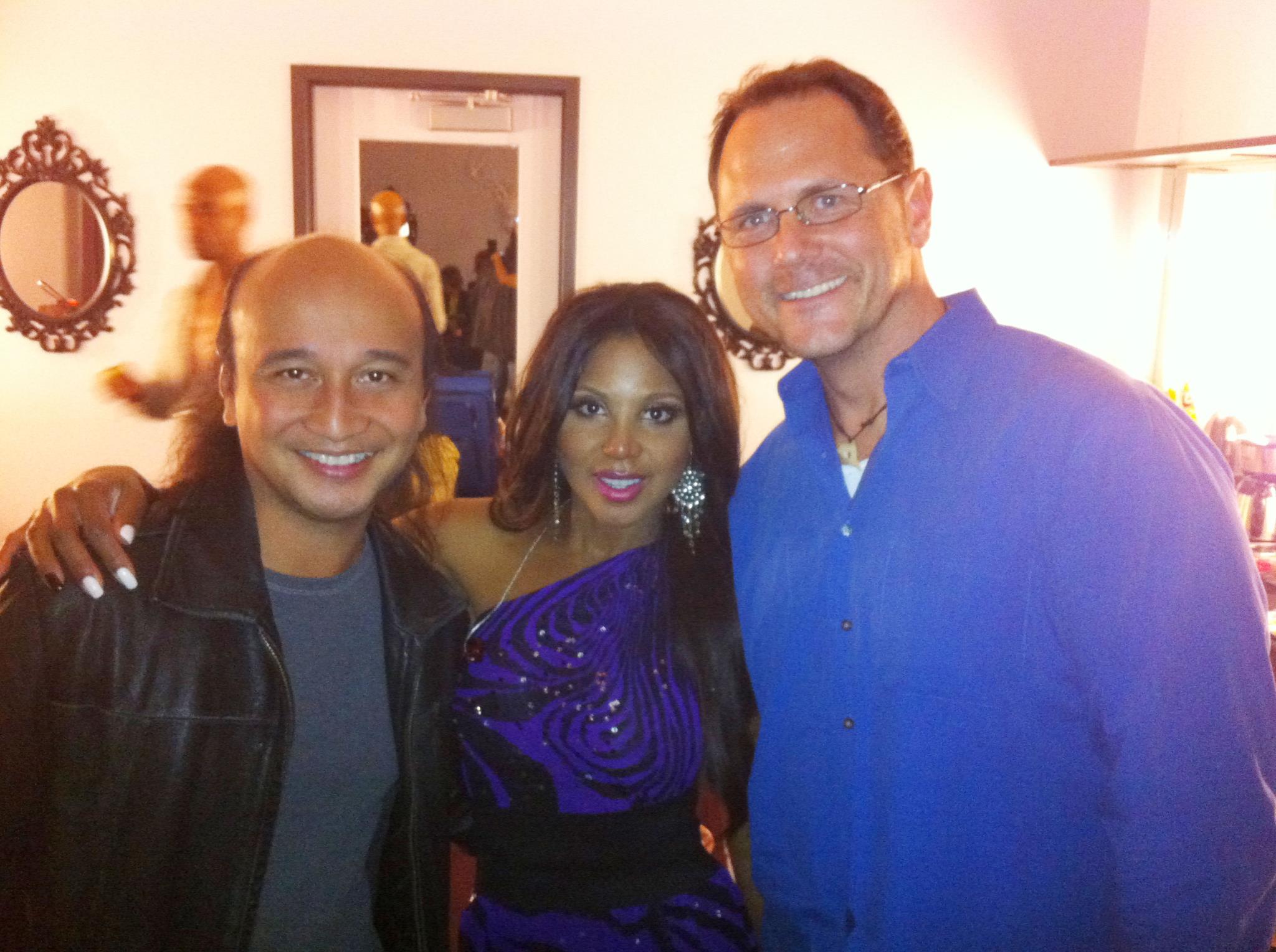 Backstage with Toni Braxton and Peter Zyniewicz