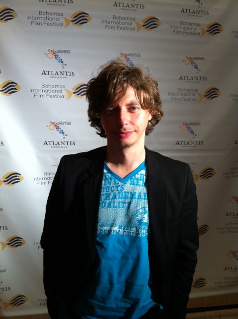 Martin before his screening of AUGENBLICKE at the Bahams Intl. Film Festival