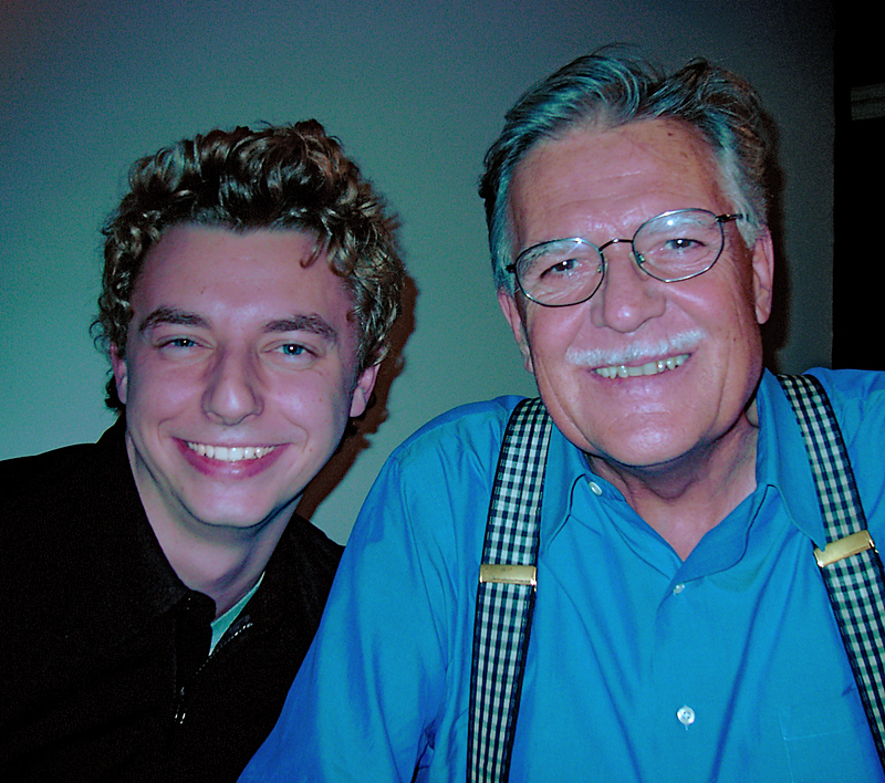 Martin with cinematographer Michael Ballhaus.