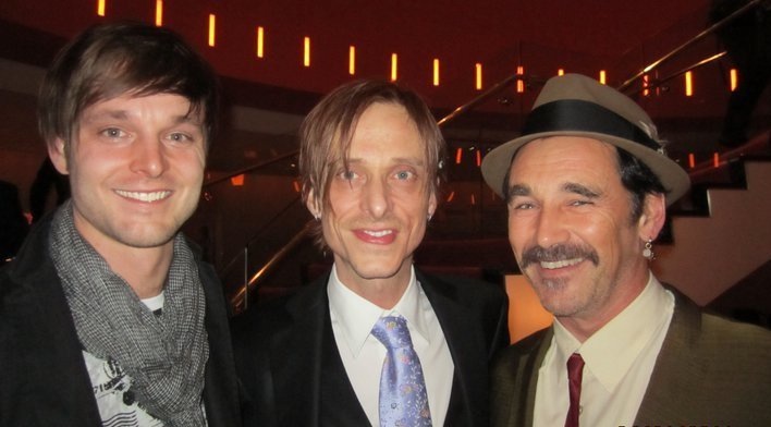 with Mackenzie Crook and Mark Rylance