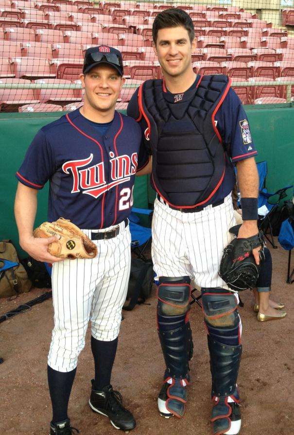 Jeremy Palko with Joe Mauer - Head and Shoulders Commercial