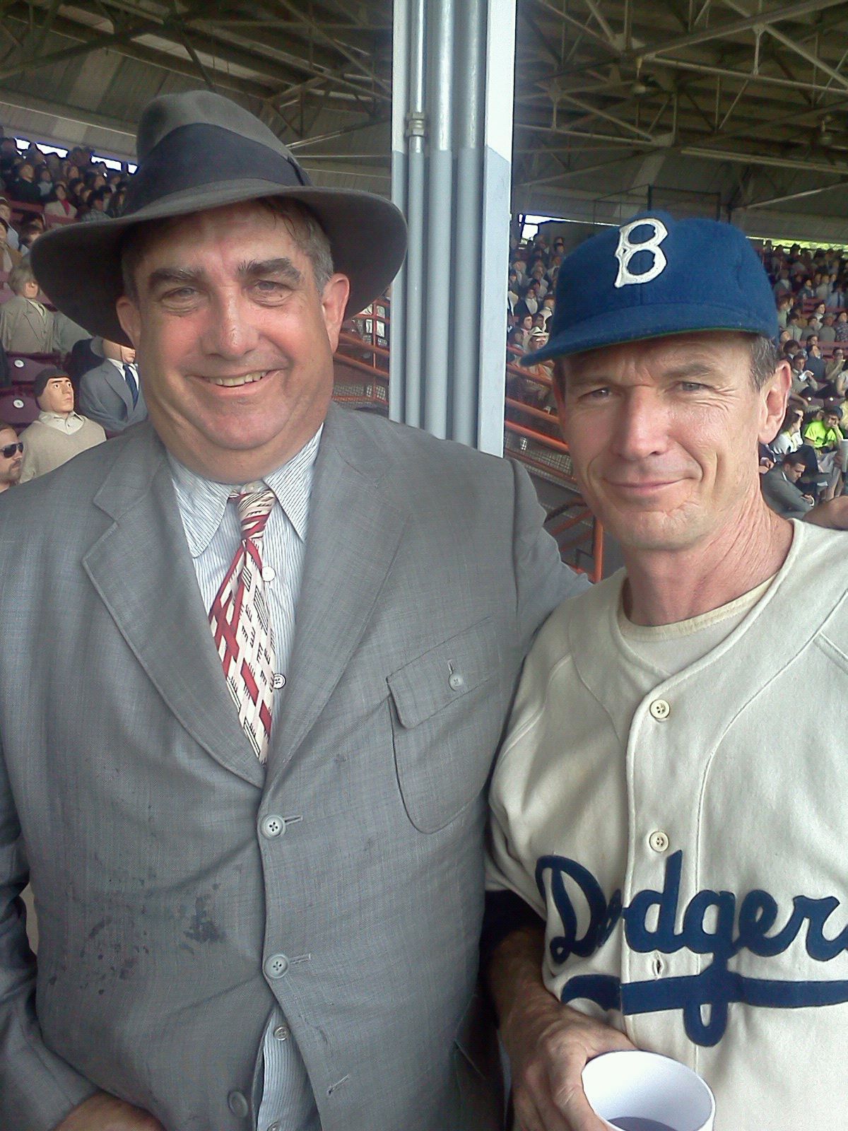 Andrew Kaplan on the set of the film 