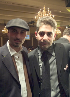 Sandro Del Casale and Micheal Imperioli at The Sopranos private event.