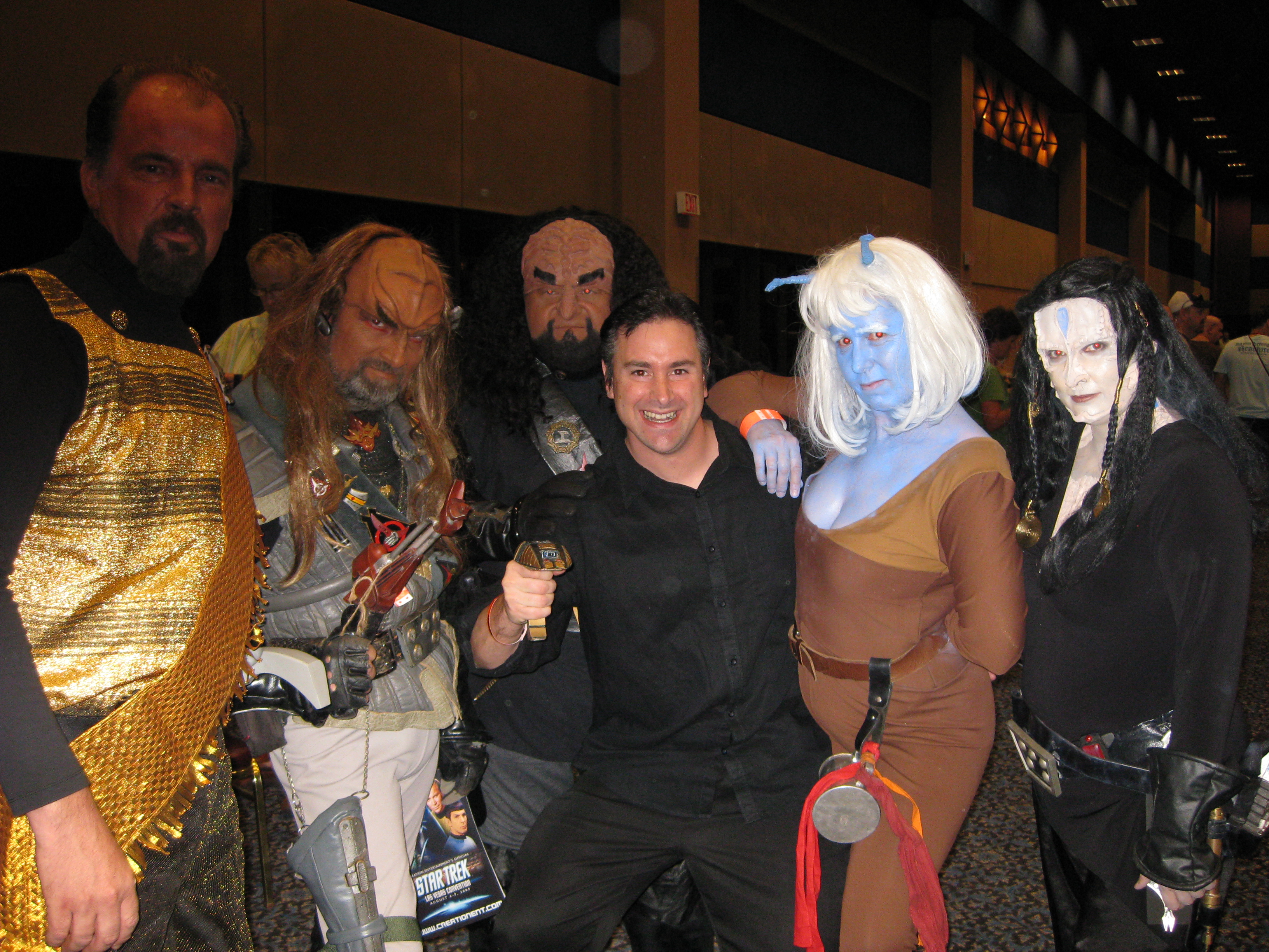 Evan English appearing at the Official Star Trek Convention Las Vegas