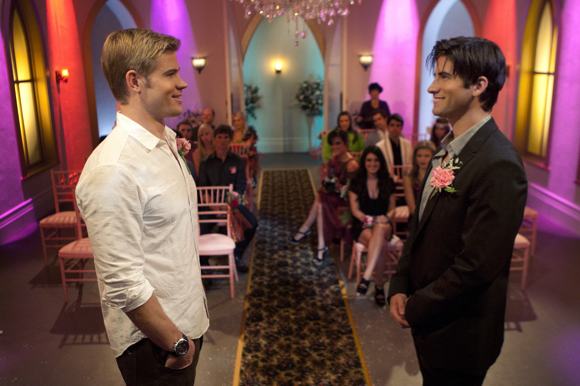 Still of Trevor Donovan and Ryan Rottman in 90210 (2008)