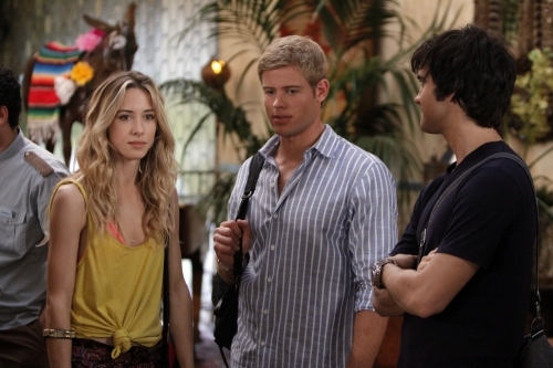 Still of Michael Steger, Trevor Donovan and Gillian Zinser in 90210 (2008)