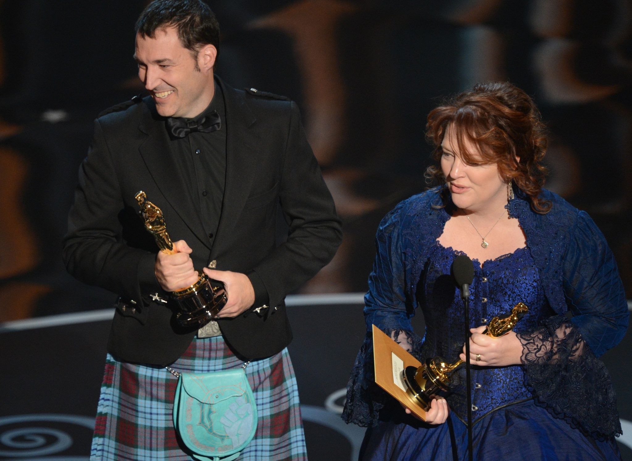 Mark Andrews and Brenda Chapman at event of The Oscars (2013)