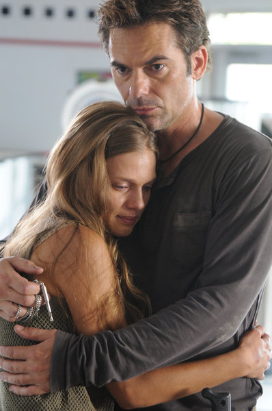 Still of Billy Burke and Tracy Spiridakos in Revolution (2012)