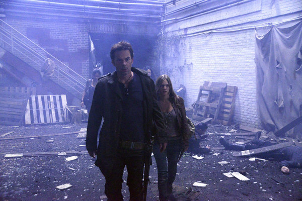 Still of Billy Burke and Tracy Spiridakos in Revolution (2012)