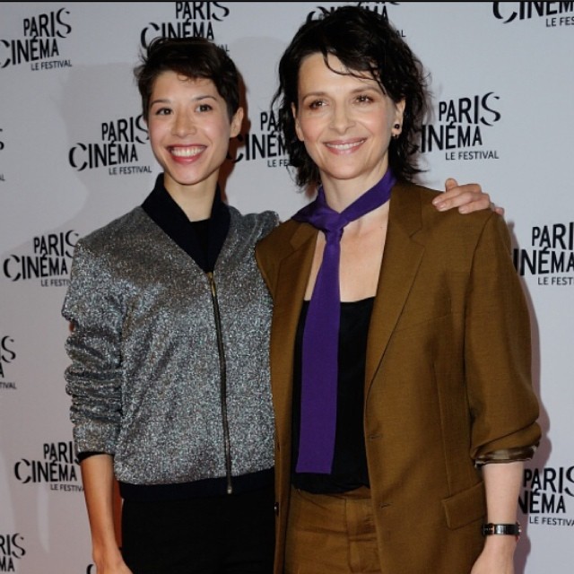 Juliette Binoche & Claire Tran attending Clouds of 