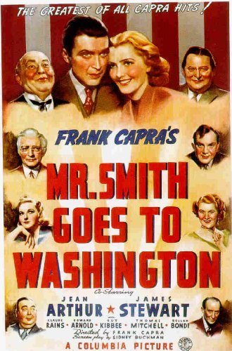 James Stewart, Jean Arthur, Claude Rains, Edward Arnold, Beulah Bondi, Guy Kibbee, Thomas Mitchell and Eugene Pallette in Mr. Smith Goes to Washington (1939)